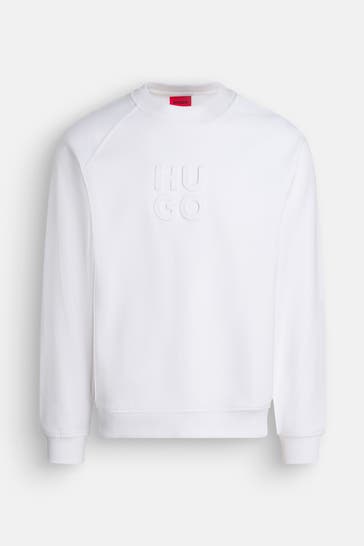 HUGO Sweatshirt weiß