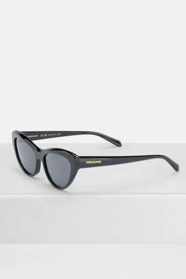 FERRAGAMO Sonnenbrille schwarz