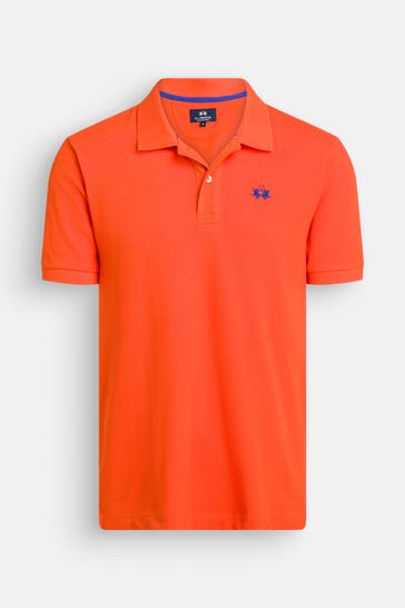 LA MARTINA Polo-Shirt orange