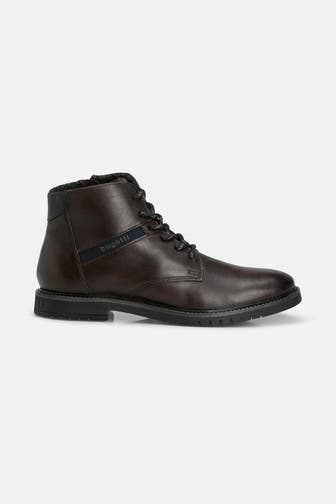 BUGATTI Schnürstiefel 'Caj' dunkelbraun