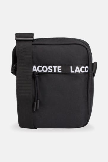 LACOSTE Umhängetasche schwarz