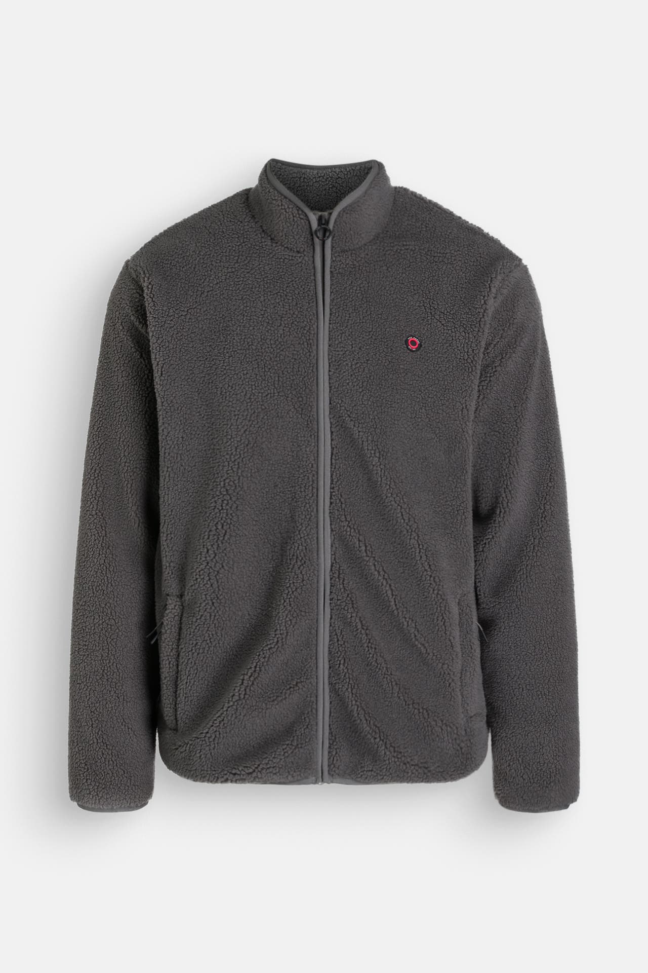 TED BAKER Teddyfleece-Jacke 'Jay' dunkelgrau, Bild 1