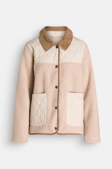 BARBOUR Fleecejacke beige
