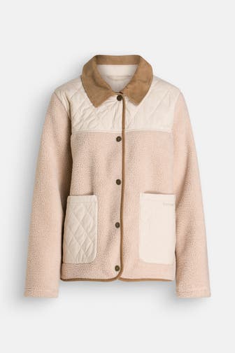 BARBOUR Fleecejacke beige