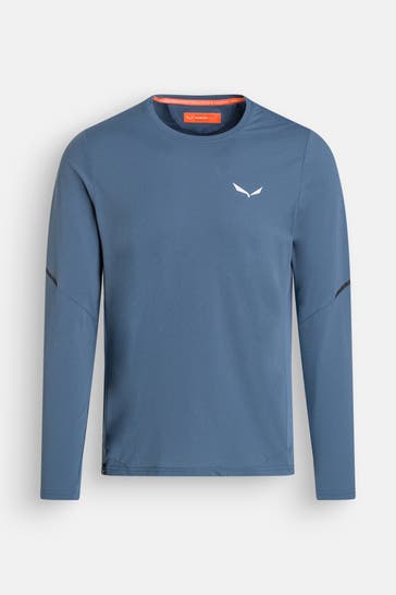 SALEWA Longsleeve graublau