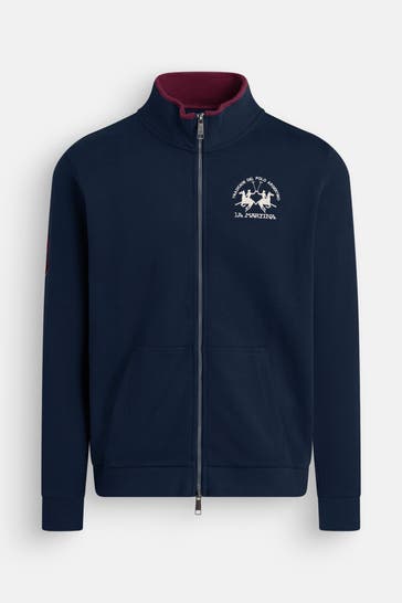 LA MARTINA Sweatjacke dunkelblau