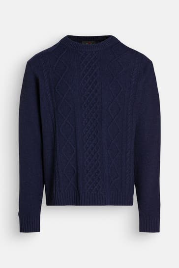 PEUTEREY Strickpullover 'Donan' schwarzblau