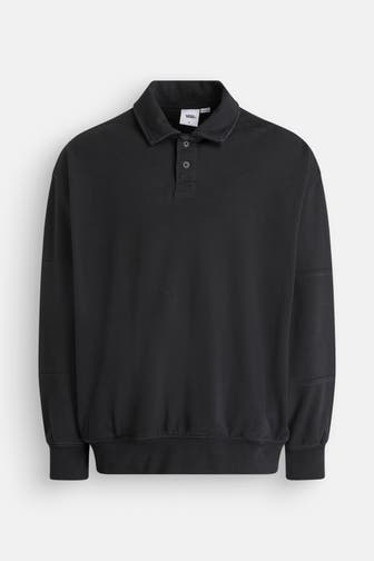 VANS Langarm-Polo schwarz