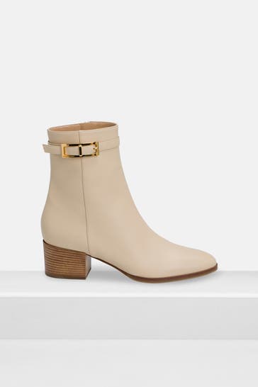 SERGIO ROSSI Stiefeletten creme