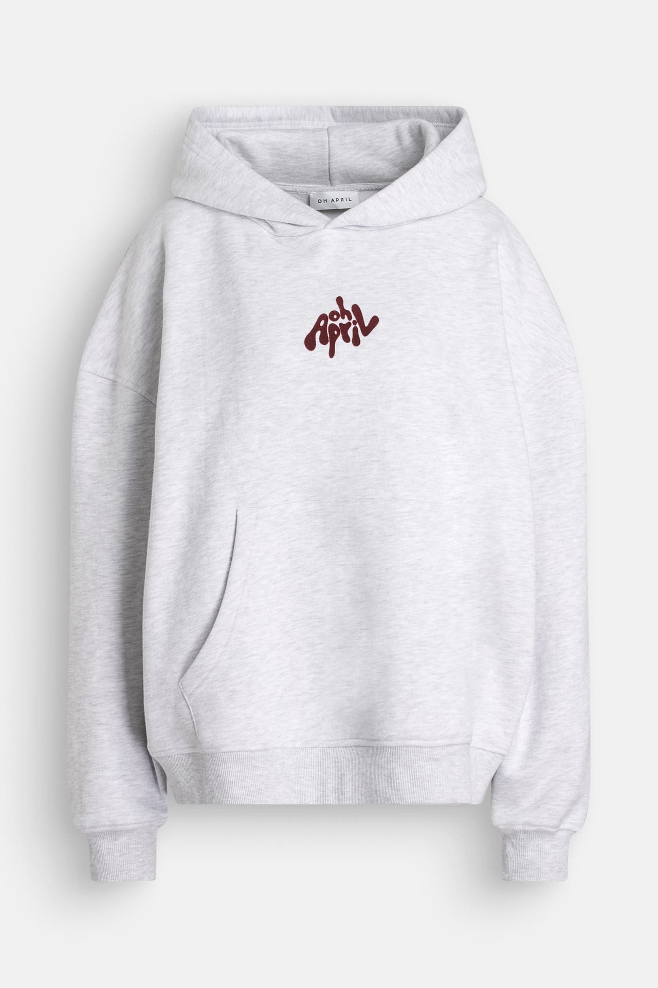 OH APRIL Hoodie 'Fluffy' hellgrau, Bild 1
