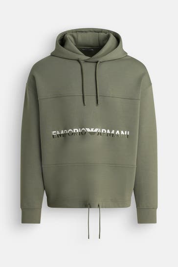 EMPORIO ARMANI Hoodie tannengrün