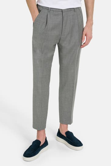 DRYKORN Stoffhose grau