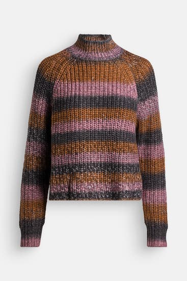 DESIGUAL - Rollkragenpullover 'Támesis' gemustert
