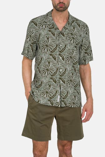 WOOLRICH Kurzarmhemd floral