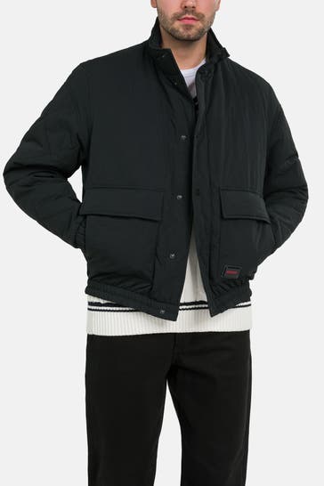 HUGO Steppjacke 'Barren' schwarz