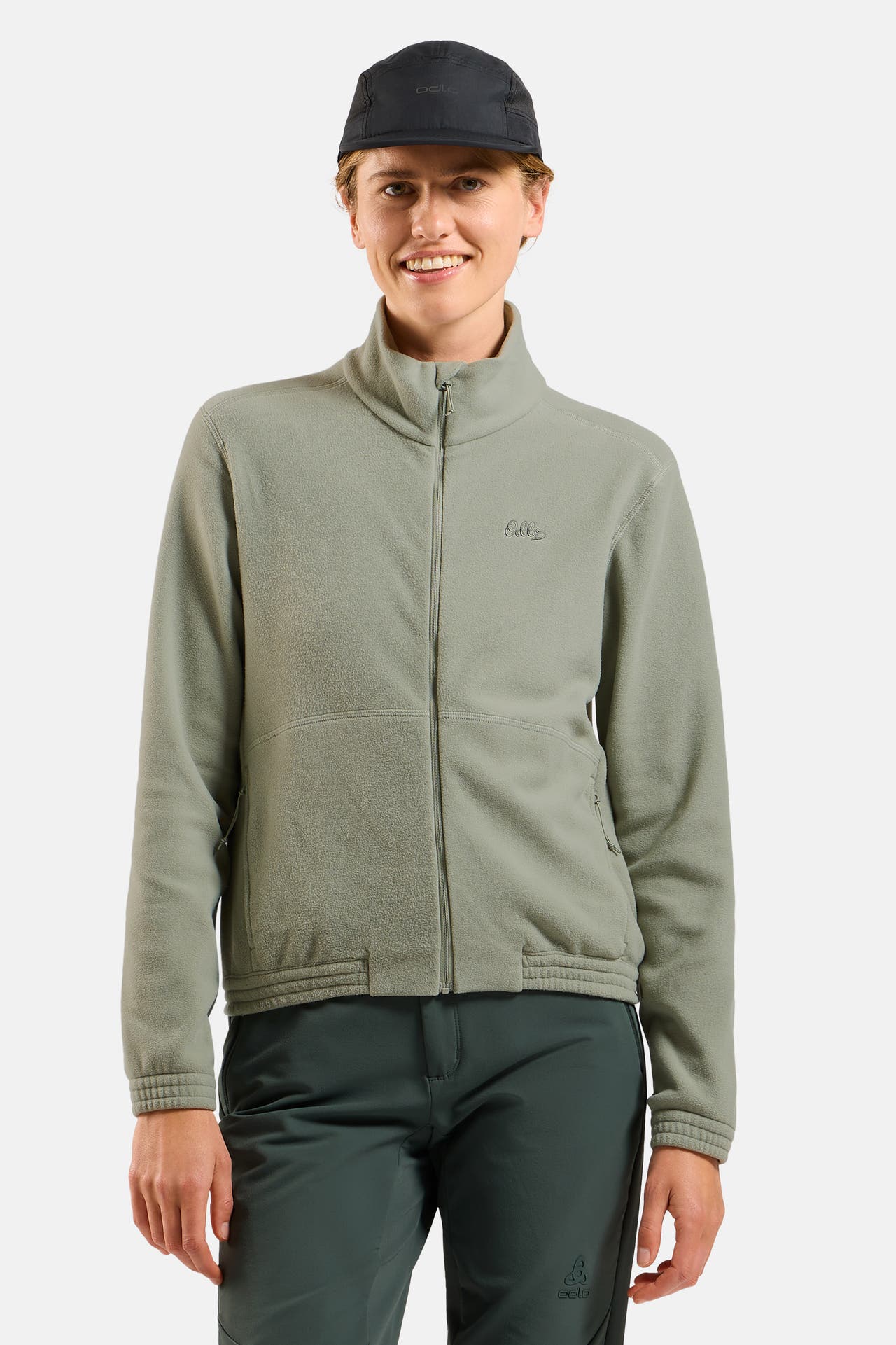 ODLO Fleecejacke graugrün, Bild 1