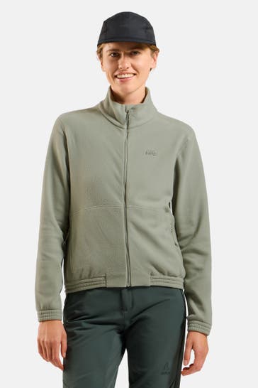 ODLO Fleecejacke graugrün