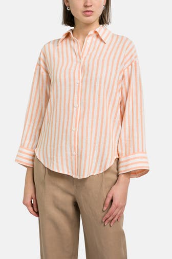 SOAKED Casual-Bluse 'Giselle' gestreift