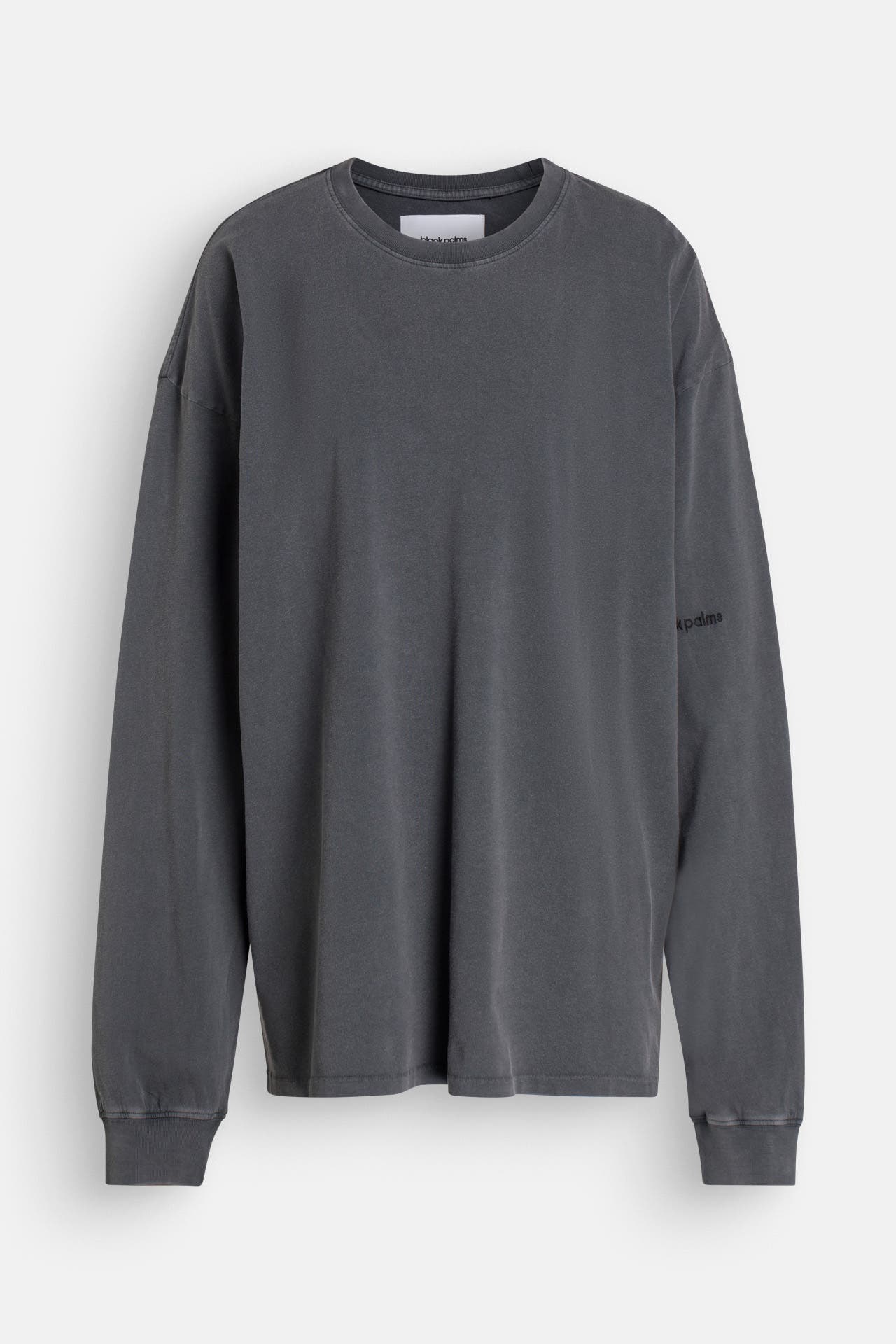 BLACK PALMS Longsleeve steingrau, Bild 1