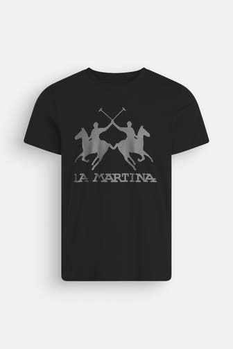 LA MARTINA T-Shirt schwarz