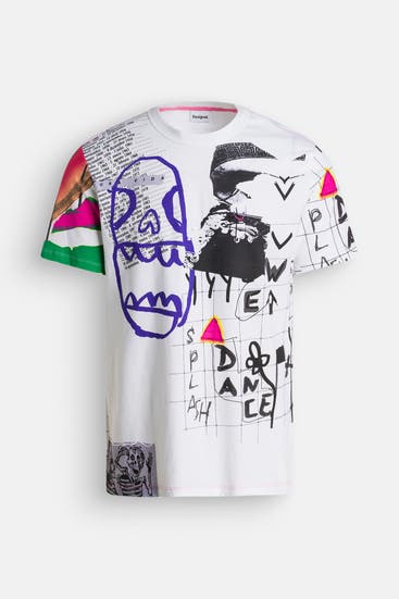 DESIGUAL - T-Shirt 'Drake' mehrfarbig