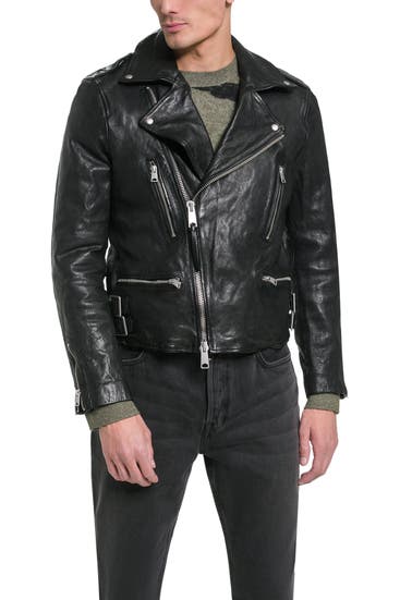 ALLSAINTS - Lederjacke 'Tavis' schwarz