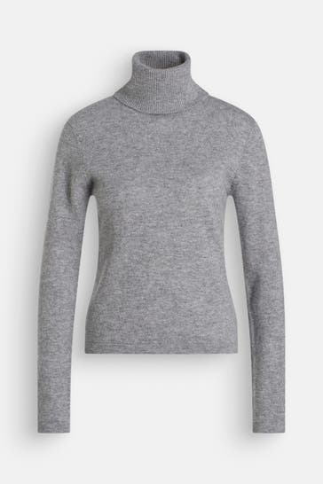 HERZENSANGELEGENHEIT Kaschmirpullover grau
