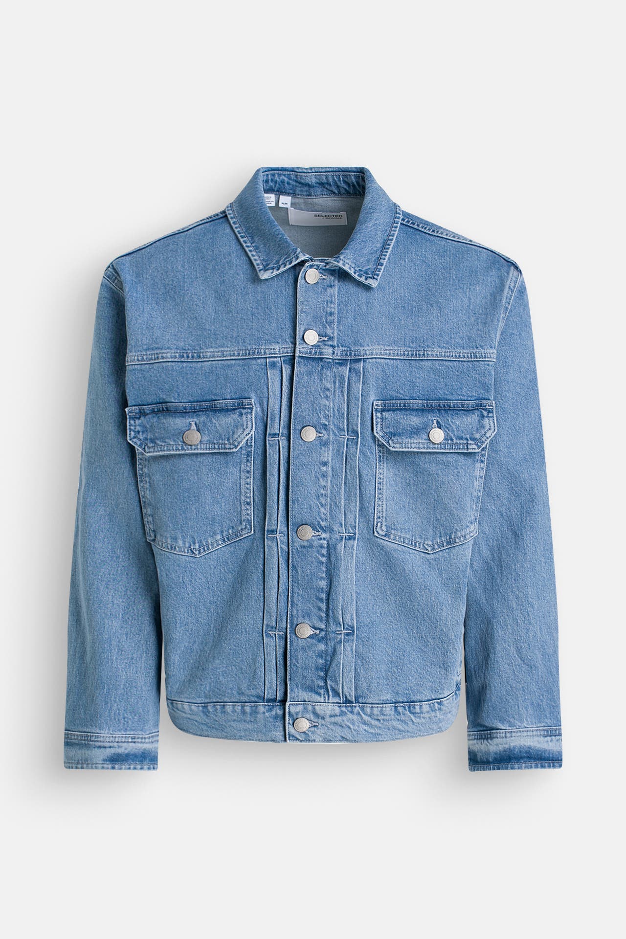 SELECTED Jeansjacke taubenblau, Bild 1