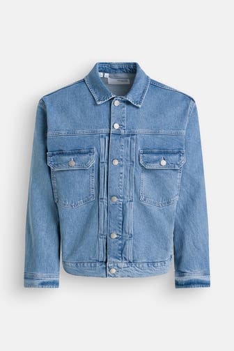 SELECTED Jeansjacke taubenblau