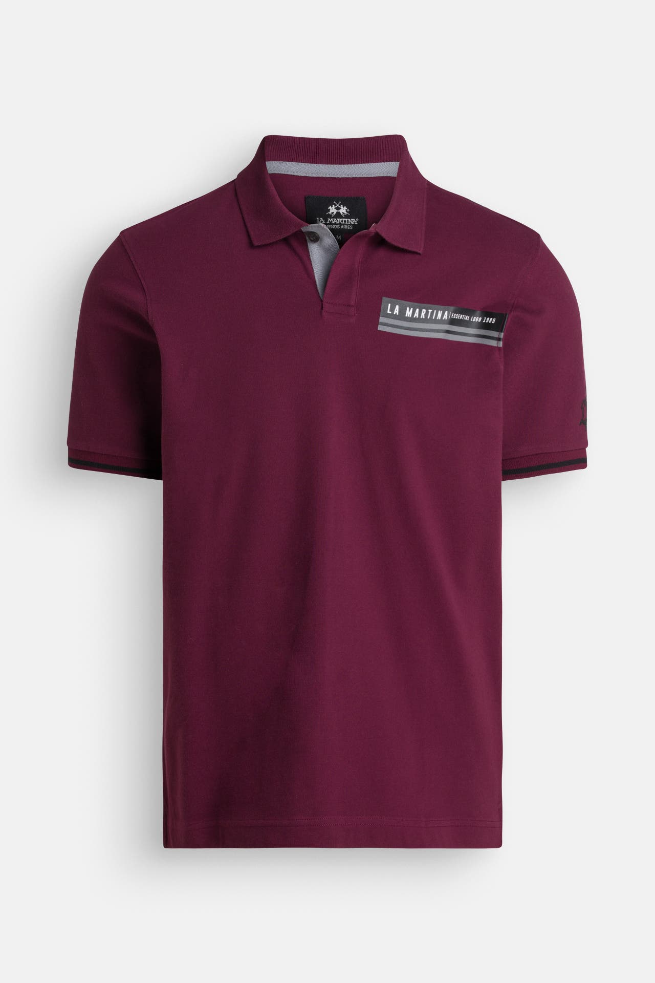 LA MARTINA Polo-Shirt weinrot, Bild 1