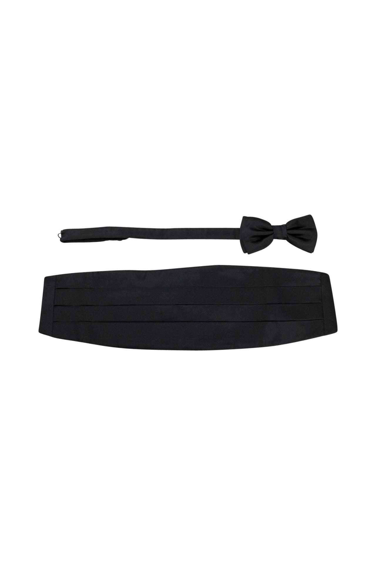 BOSS Set: Fliege und Kummerbund schwarz, Bild 1