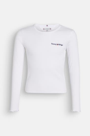 TOMMY HILFIGER Longsleeve weiß