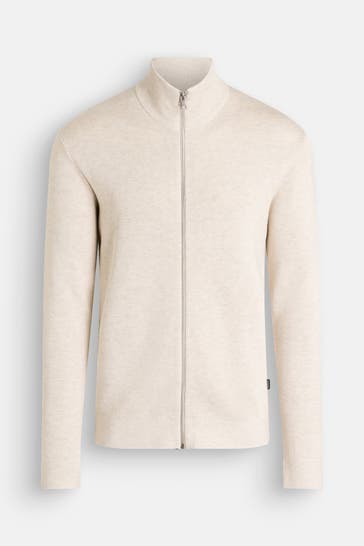 JACK & JONES Strickjacke 'JWHMilano' sand