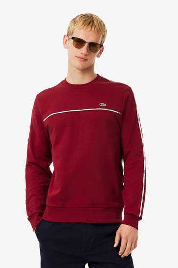 LACOSTE Sweatshirt dunkelrot