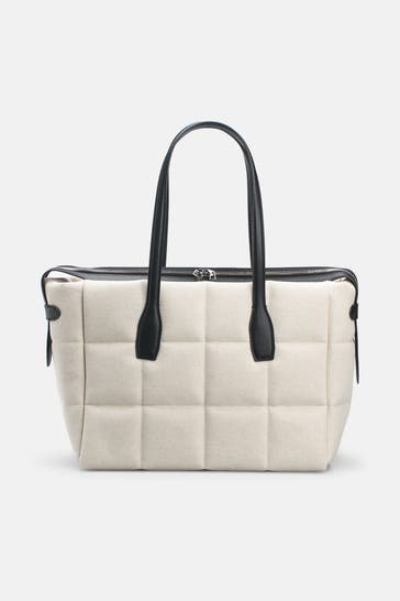 VEE COLLECTIVE Shopper 'Tela' beige