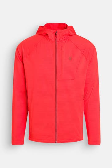 SPYDER Fleecejacke rot