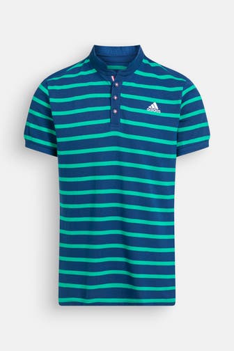 ADIDAS Polo-Shirt gestreift