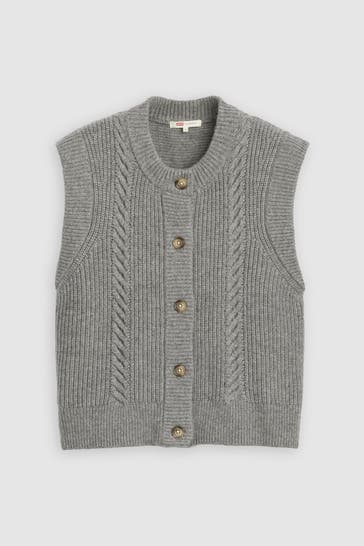 LEVI'S® Pullunder 'Ines' grau
