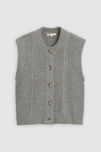 LEVI'S® Pullunder 'Ines' grau