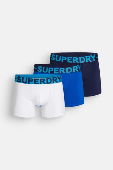 SUPERDRY 3er-Pack Boxer Trunks mehrfarbig