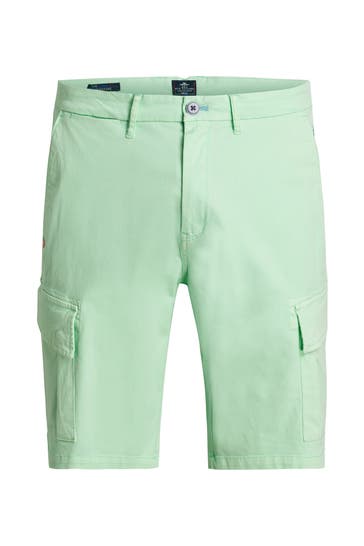 NEW ZEALAND AUCKLAND Cargo-Shorts 'Mission Bay' pastellgrün
