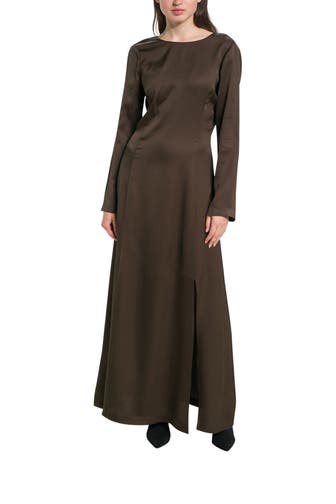 GANT Maxikleid braun