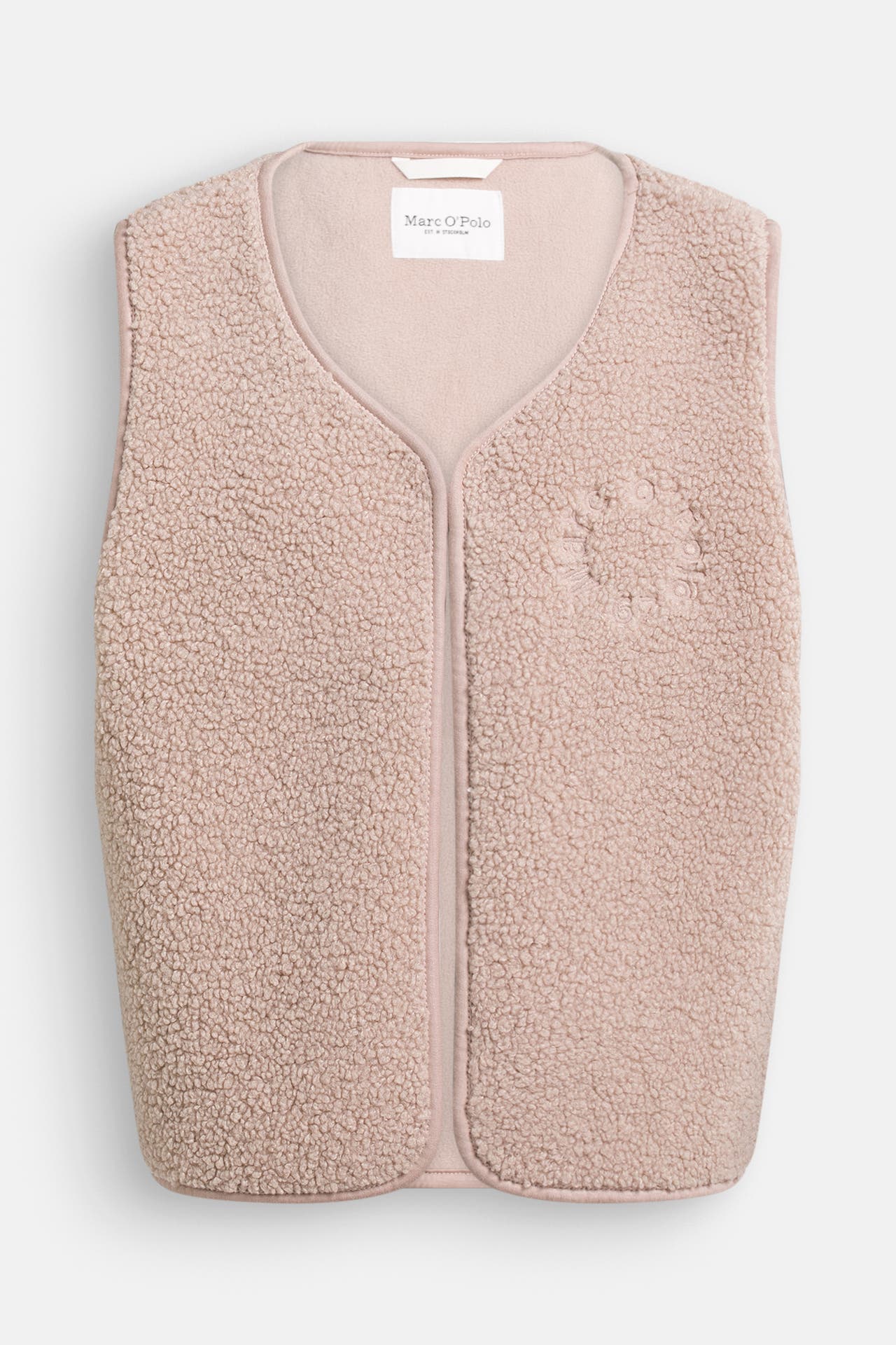 MARC O'POLO Teddyfell-Weste beige, Bild 1