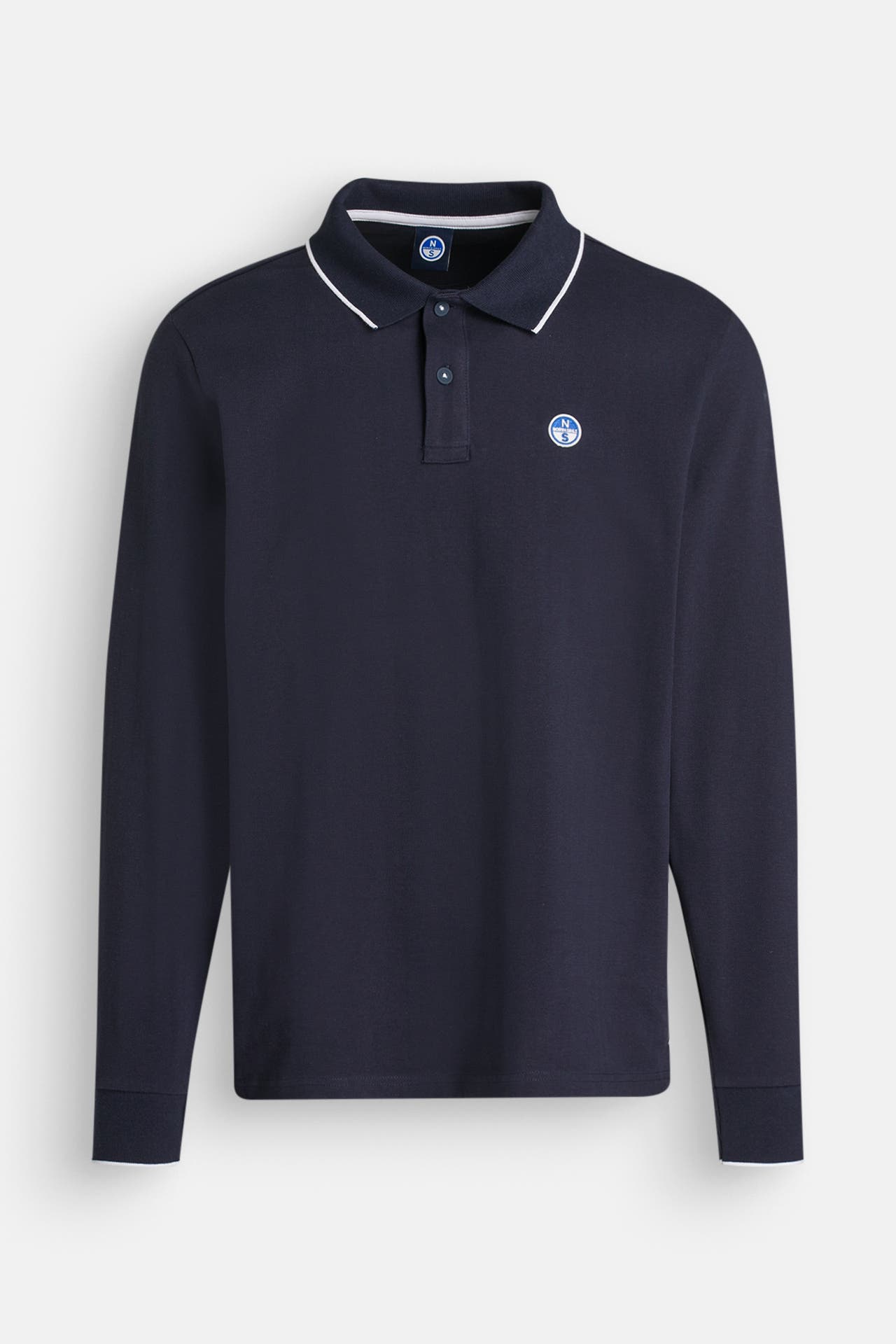 NORTH SAILS Langarm-Polo dunkelblau, Bild 1