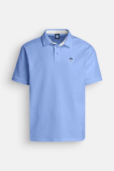 NORTH SAILS Polo-Shirt hellblau