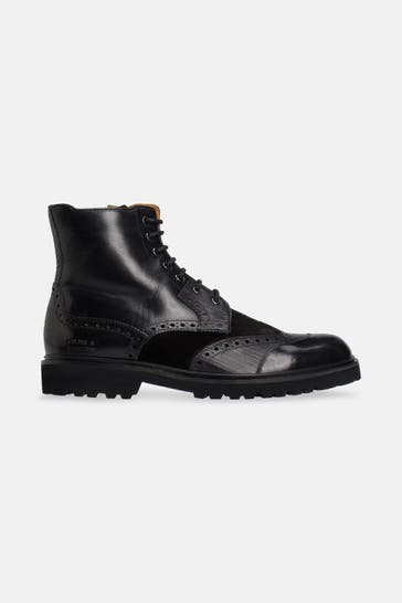 MELVIN & HAMILTON Leder-Boots 'Pierce 29' schwarz