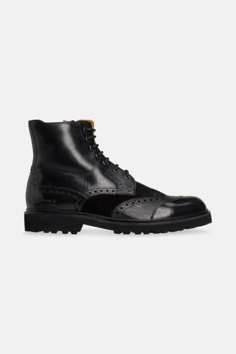 MELVIN & HAMILTON Leder-Boots 'Pierce 29' schwarz