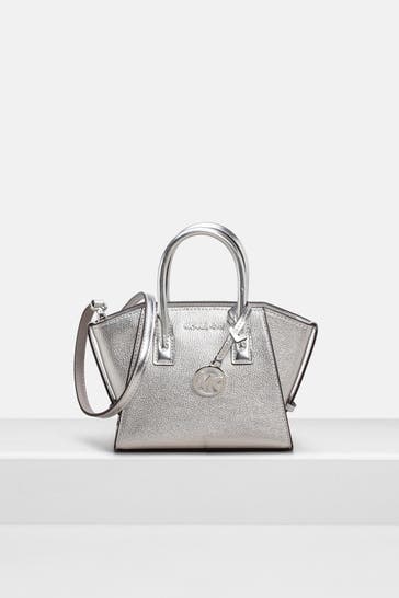 MICHAEL MICHAEL KORS Handtasche 'Avril' silber