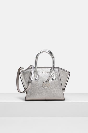 MICHAEL MICHAEL KORS - Handtasche 'Avril' silber