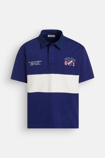GUESS Polo-Shirt zweifarbig